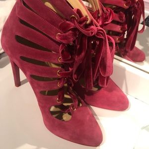 Hot pink Christian louboutin pumps